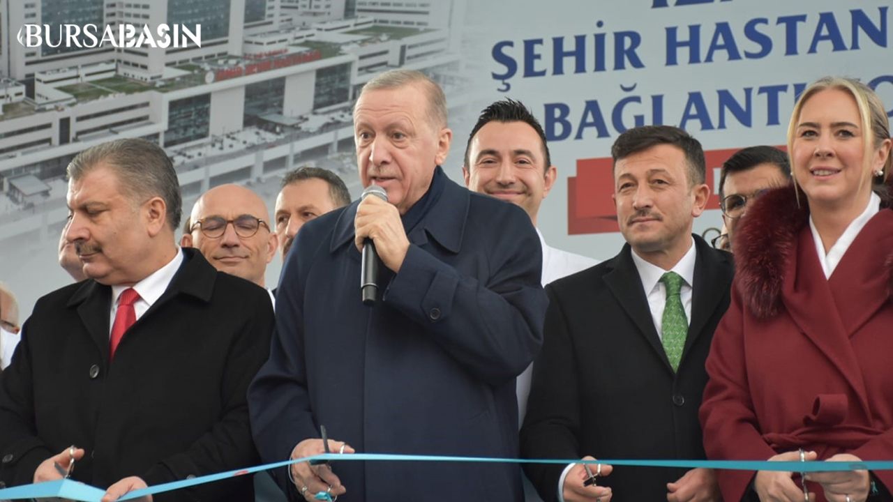 Cumhurbaşkanı Erdoğan, İzmir Şehir Hastanesi Bağlantı Yolunu Açtı
