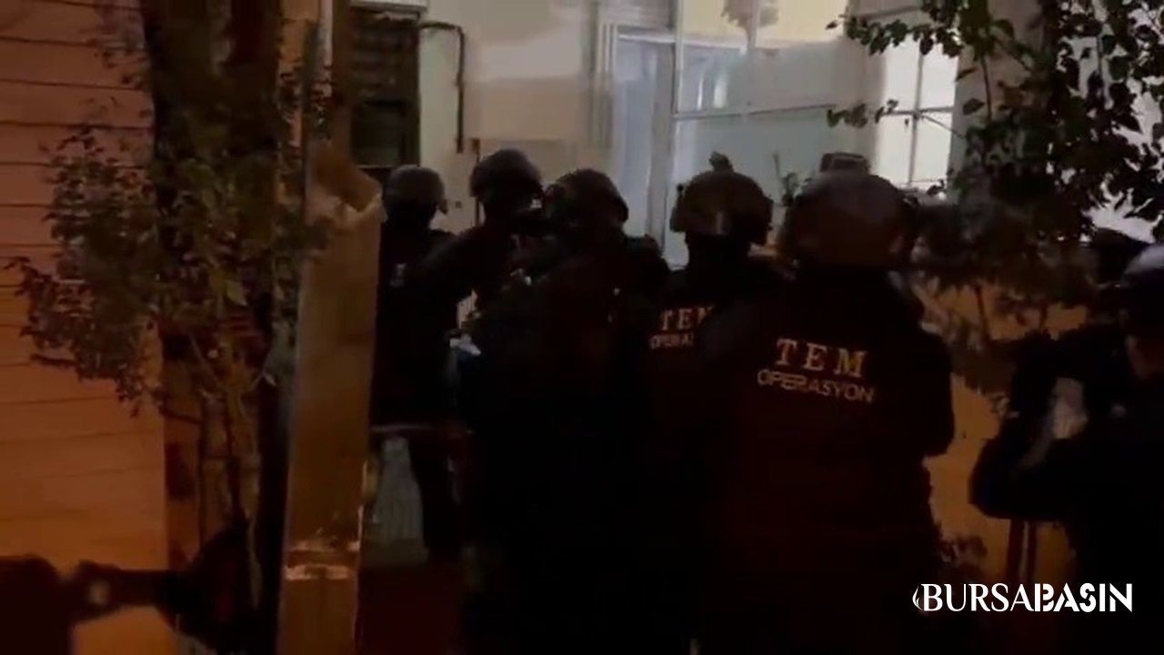 Bursa DEAŞ Operasyonunda 18 Şüpheli Gözaltına Alındı