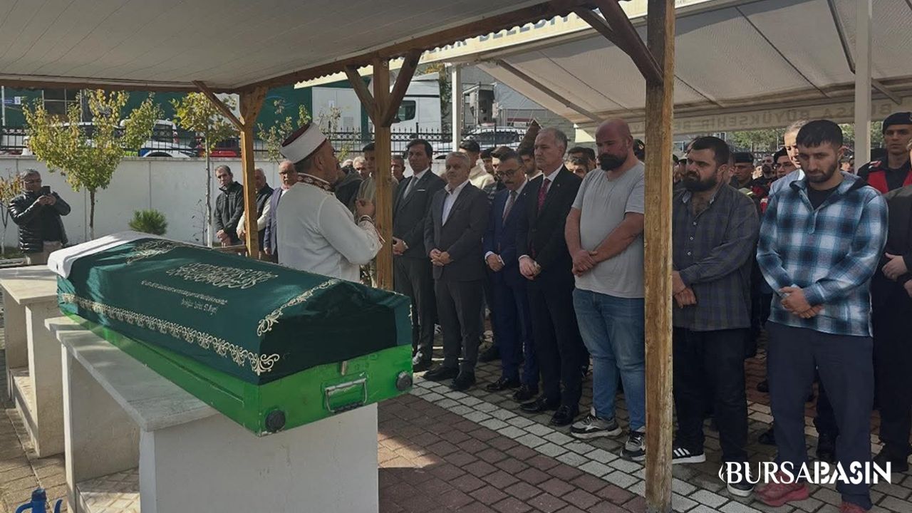 Şehit Babası Hasan Çakır İnegöl’de Son Yolculuğuna Uğurlandı