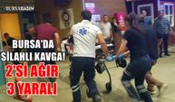 Bursa'da gürültü kavgasında silahlar konuştu! 2'si ağır 3 yaralı