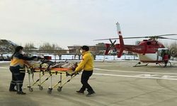 Yaşlı Hasta Harmancık'tan Ambulans Helikopterle Bursa'ya Götürüldü