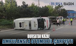 Bursa'da Kaza! Ambulansla Otomobil Çarpıştı: 4 Yaralı