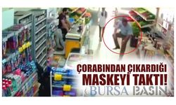 Bursa'da Çorabından Çıkardığı Maskeyi Takan Adam Şaşırttı!