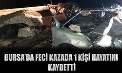 Bursa'da Tırın Dorsesinden Düşen Demir Balyasına Çarpan Otomobil Sürücüsü Hayatını Kaybetti