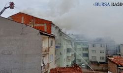 Bursa'da Çatıda Çıkan Yangın Paniğe Neden Oldu