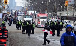Kanada'da aşı karşıtı kamyoncu protestolarına müdahale