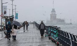 İstanbul'un bazı ilçelerinde yoğun kar yağışı