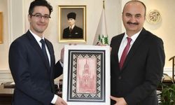 Bulgaristan Kültür Bakanı Atanasov, Edirne Valisi Canalp'i ziyaret etti