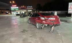 Kocaeli'de polisin "dur" ihtarına uymayıp kaçan sürücü kazada ağır yaralandı