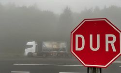 D-100 kara yolunun Bolu Dağı kesiminde sis etkili oluyor