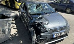 Bursa'da Polislerinde Karıştığı Kazada 2 Polis Yaralandı