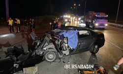 Bursa'da tırla çarpışan otomobildeki baba ve oğlu öldü, 2 kişi yaralandı