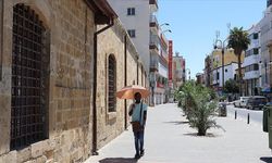 Sıcak hava Kuzey Kıbrıs'ı kavuruyor