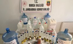 Bursa'da sahte alkol operasyonu