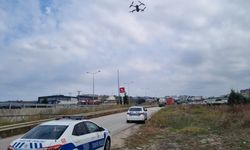 Bursa'da DRON destekli trafik denetimi gerçekleştirildi