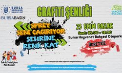 Bursa Büyükşehir Belediyesi Grafiti Şenliği organize ediyor