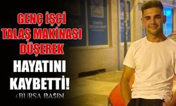 Bursa'da talaş makinesine düşen genç işçi hayatını kaybetti