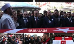 Bursa'da Piyade Komando Üsteğmen Tunahan Yavuz son yolculuğuna uğurlandı