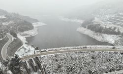 Bursa'da kar yağışı barajların doluluğu için umut verdi