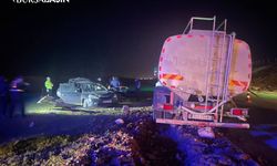 Kırklareli'nde tanker ile otomobilin çarpıştı 2 ölü!