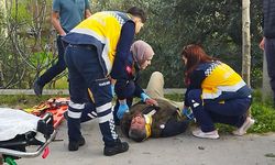 Sakarya'da tırın çarptığı motosikletli yaralandı