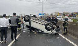 Tekirdağ'da çarpışan iki otomobilin sürücüleri yaralandı