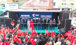 Konya Beyşehir'de açılış ve temel atma