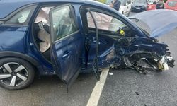 Tekirdağ'da iki otomobilin çarpıştığı kazada 1 kişi öldü, 2 kişi yaralandı