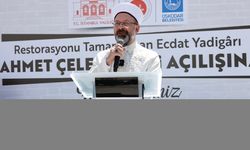 Diyanet İşleri Başkanı Erbaş, restorasyonu tamamlanan Ahmet Çelebi Camii'nin açılışında konuştu