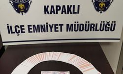 Tekirdağ'da kumar oynayan 5 şüpheliye 16 bin 220 lira ceza kesildi