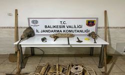 Bandırma'da kaçak kazı yapan şüpheli yakalandı