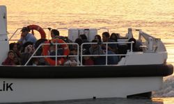 Çanakkale açıklarında 38 düzensiz göçmen yakalandı