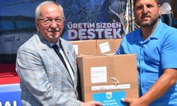 Tekirdağ Büyükşehir Belediyesinden balıkçılara malzeme desteği