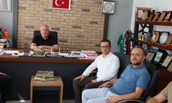 Afet İşleri Dairesi Başkanı Turalıoğlu'ndan Söğütlü Belediye Başkanı Özten'e ziyaret