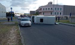 Tekirdağ'da otomobil ile işçi servisi çarpıştı, 13 kişi yaralandı