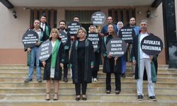 Avukatlara yönelik saldırılar Bilecik'te protesto edildi