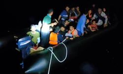 Çanakkale açıklarında 34 düzensiz göçmen yakalandı