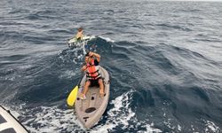 Edirne'de denizde sürüklenen 3 kişiyi sahil güvenlik ekipleri kurtardı