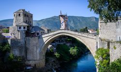 Mostar Köprüsü'nde Red Bull Cliff Diving heyecanı yaşandı