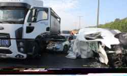 Anadolu Otoyolu'nun Kocaeli kesiminde zincirleme trafik kazasında 3 kişi yaralandı