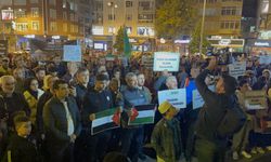 Çorlu ilçesinde İsrail'in Gazze'deki hastaneye saldırısı protesto edildi