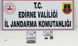 Edirne'de jandarmanın uyuşturucu operasyonunda bir şüpheli gözaltına alındı