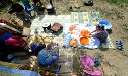 Kırklarelili köy kadınları "kışlık yiyecek" mesaisinde