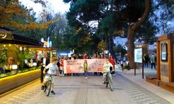 Kırklareli'nde Türk Kızılay gönüllüleri sağlıklı yaşama dikkati çekmek için yürüdü