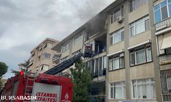 Kadıköy'de İtfaiye Müdahalesiyle Apartman Yangını Söndürüldü