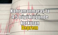 Kahramanmaraş'ın Andırın İlçesi'nde 4.1 Büyüklüğünde Deprem