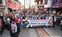 AK Parti Bursa'dan Filistin'e Destek Yürüyüşü