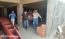 Orhangazi'de İnşaatın İlk Katından Düşen İşçi Yaralandı
