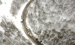 Bilecik'in yüksek kesimlerindeki köylerde kar etkili oldu