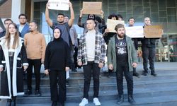 Edirne'de üniversite öğrencileri toplu ulaşım zamlarını protesto etti